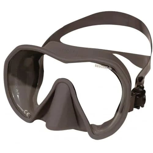 Beuchat Maxlux S Mask Blue for Snorkeling, Scuba Diving, Freediving, Swimming | Panoramic Single Lens Mask 127 cm³ thumbnail 5