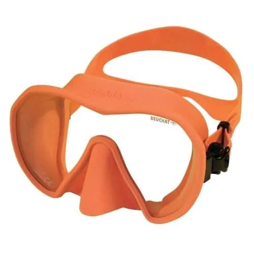 Beuchat Maxlux S Mask Blue for Snorkeling, Scuba Diving, Freediving, Swimming | Panoramic Single Lens Mask 127 cm³ thumbnail 7