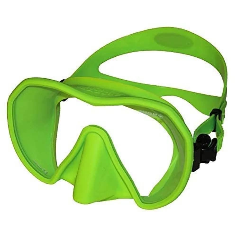 Beuchat Maxlux S Mask Blue for Snorkeling, Scuba Diving, Freediving, Swimming | Panoramic Single Lens Mask 127 cm³ - view 4
