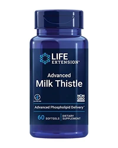 Life Extension Advanced Milk Thistle Softgels 60 Count (1.7 oz) | Bioavailable Silymarin & Silybin for Liver Health thumbnail 1
