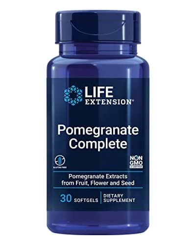 Life Extension Pomegranate Complete Softgels 30 Count (Pack of 1) | Cardiovascular Health & Antioxidant Support thumbnail 1