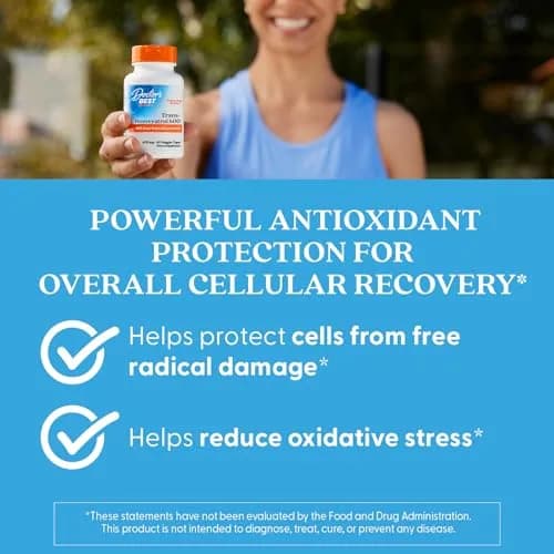 Doctor's Best Trans Resveratrol Supplement 600 mg Capsules | Antioxidant & Cell Protection thumbnail 3