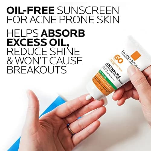 La Roche-Posay Anthelios Clear Skin Oil-Free Face Sunscreen SPF 60 50ml (1.7 Fl Oz) | Matte Finish for Oily Skin thumbnail 2
