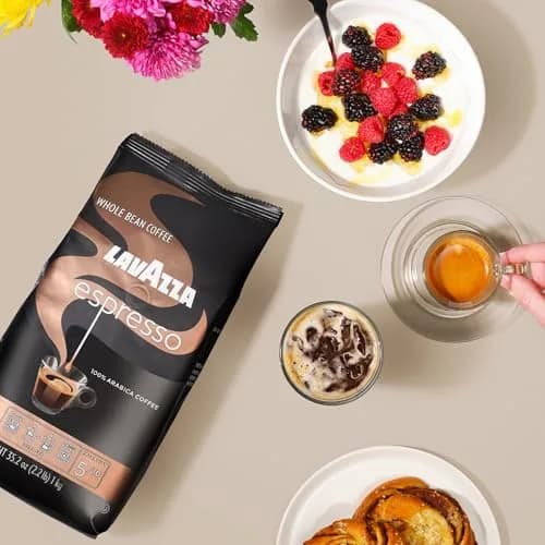 Lavazza Espresso Whole Bean Coffee, Medium Roast, 100% Arabica, 2.2 lb Bag (Pack of 2) | Aromatic, Italian Coffee for Espresso & Drip thumbnail 7