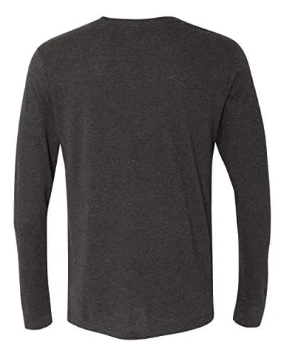 The Next Level Men's Rib-Knit Tri-Blend Long-Sleeve T-Shirt, M, Premium Heather | Comfortable, Durable & Imported thumbnail 4