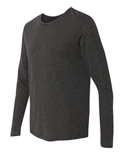 The Next Level Men's Rib-Knit Tri-Blend Long-Sleeve T-Shirt, M, Premium Heather | Comfortable, Durable & Imported thumbnail 2