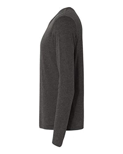 The Next Level Men's Rib-Knit Tri-Blend Long-Sleeve T-Shirt, M, Premium Heather | Comfortable, Durable & Imported thumbnail 3
