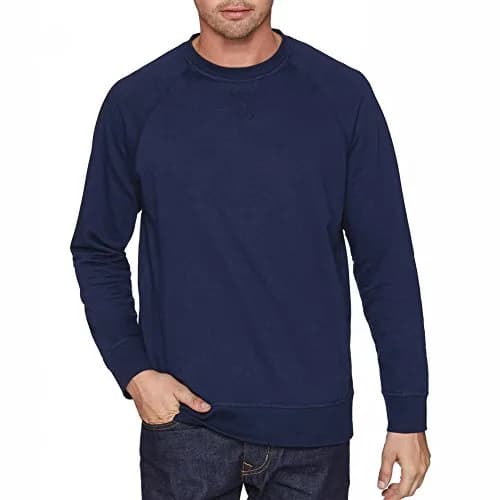 The Next Level Unisex French Terry Raglan Crew S MIDNIGHT NAVY | Classic Sweatshirt with French Style (70-120 chars) thumbnail 1