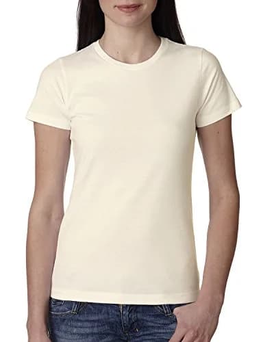 The Next Level Signature Style Boyfriend Jersey T-Shirt XXX-Large Ivory | Casual Cotton Tee for Women thumbnail 1