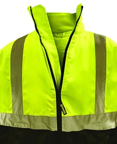 OccuNomix Black Bottom Bomber Jacket Class 3 5X-Large | Waterproof ANSI Polyester thumbnail 4