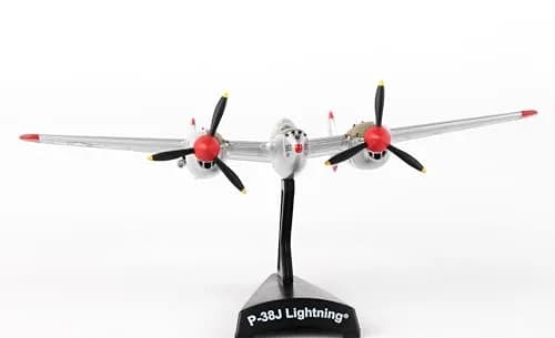 Postage Stamp P-38J Lightning Marge 1/115 Die-Cast Model Aircraft | WWII Fighter Replica for Display & Education thumbnail 4