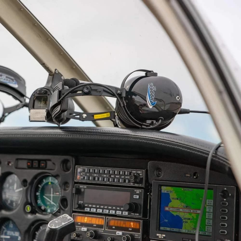 Rugged. Air RA200 Aviation Pilot Headset | 0.57 kg (1.2 lb) with Noise Canceling Microphone - view 6