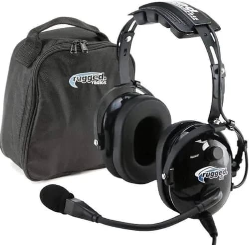 Rugged. Air RA200 Aviation Pilot Headset | 0.57 kg (1.2 lb) with Noise Canceling Microphone thumbnail 1