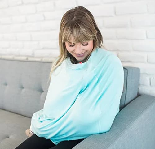 Copper Pearl Multi-Use Nursing Cover & Car Seat Canopy - Skye - 26.5 x 27.5 inches | Breathable Rayon Blend for All-Season Protection thumbnail 5
