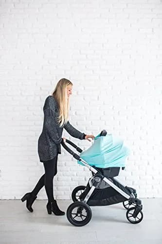 Copper Pearl Multi-Use Nursing Cover & Car Seat Canopy - Skye - 26.5 x 27.5 inches | Breathable Rayon Blend for All-Season Protection thumbnail 6