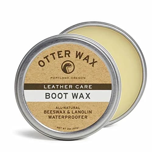 Otter Wax Boot Wax 2 oz (59 ml) | Heavy-Duty Leather Waterproofing Wax & Protective Leather Sealant for Leather Boots, Hats, & Rain Gear | All-Natural & PFAS-Free Beeswax Protectant thumbnail 3