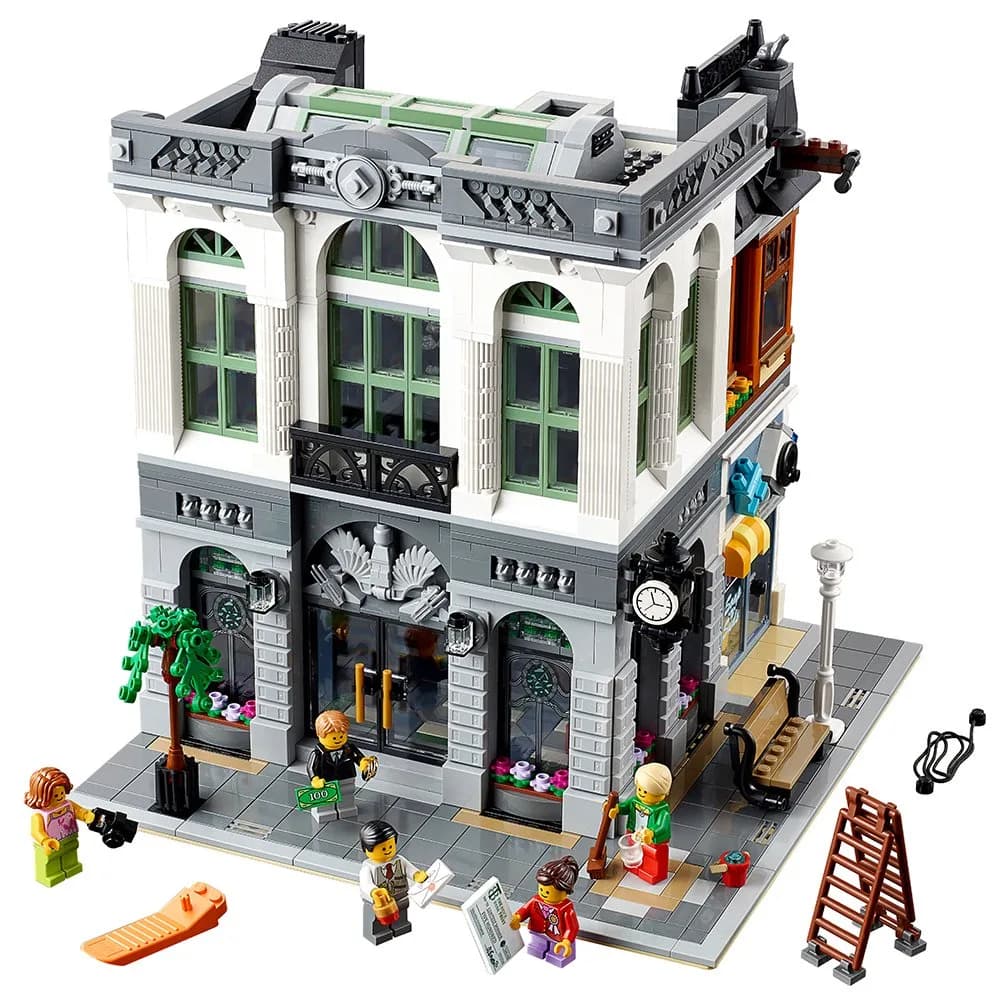 LEGO Creator Expert Brick Bank 10251 Construction Set | Detailed Building Toy for Ages 16+ — Multicolor
