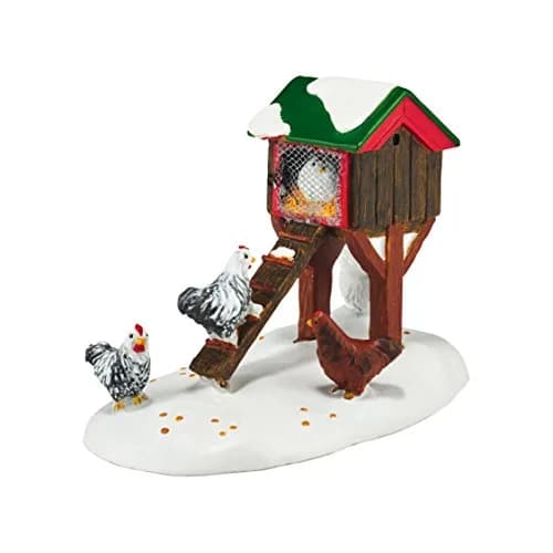 Department 56 Mistletoe Farm Chicken House Accessory Figurine 6.8cm (2.68 inch) | Hand-Crafted Resin Collectible thumbnail 1