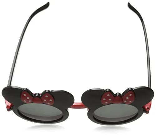 EHH Kids Mouse Ear Round Flip Out Sunglasses (Black/Red Bows) | UV400 Protection for Children 3-8 thumbnail 4