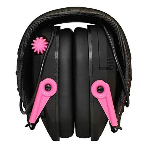 Walker's Razor Slim Electronic Muff Pink NRR 23dB | Sound Amplification & Protection thumbnail 2