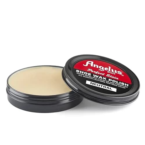 Angelus Perfect Stain Shoe Wax Polish 3 fl oz | Neutral Leather Shine & Protection thumbnail 2