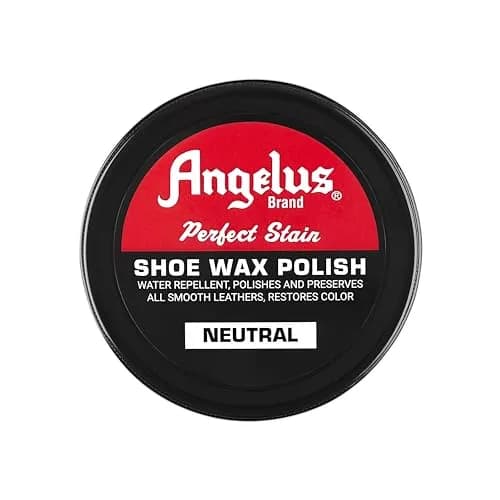 Angelus Perfect Stain Shoe Wax Polish 3 fl oz | Neutral Leather Shine & Protection thumbnail 3