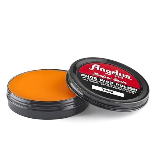 Angelus Shoe Wax Polish 3oz (Tan) | Water-Repellent Leather Care for Boots & Saddles thumbnail 2