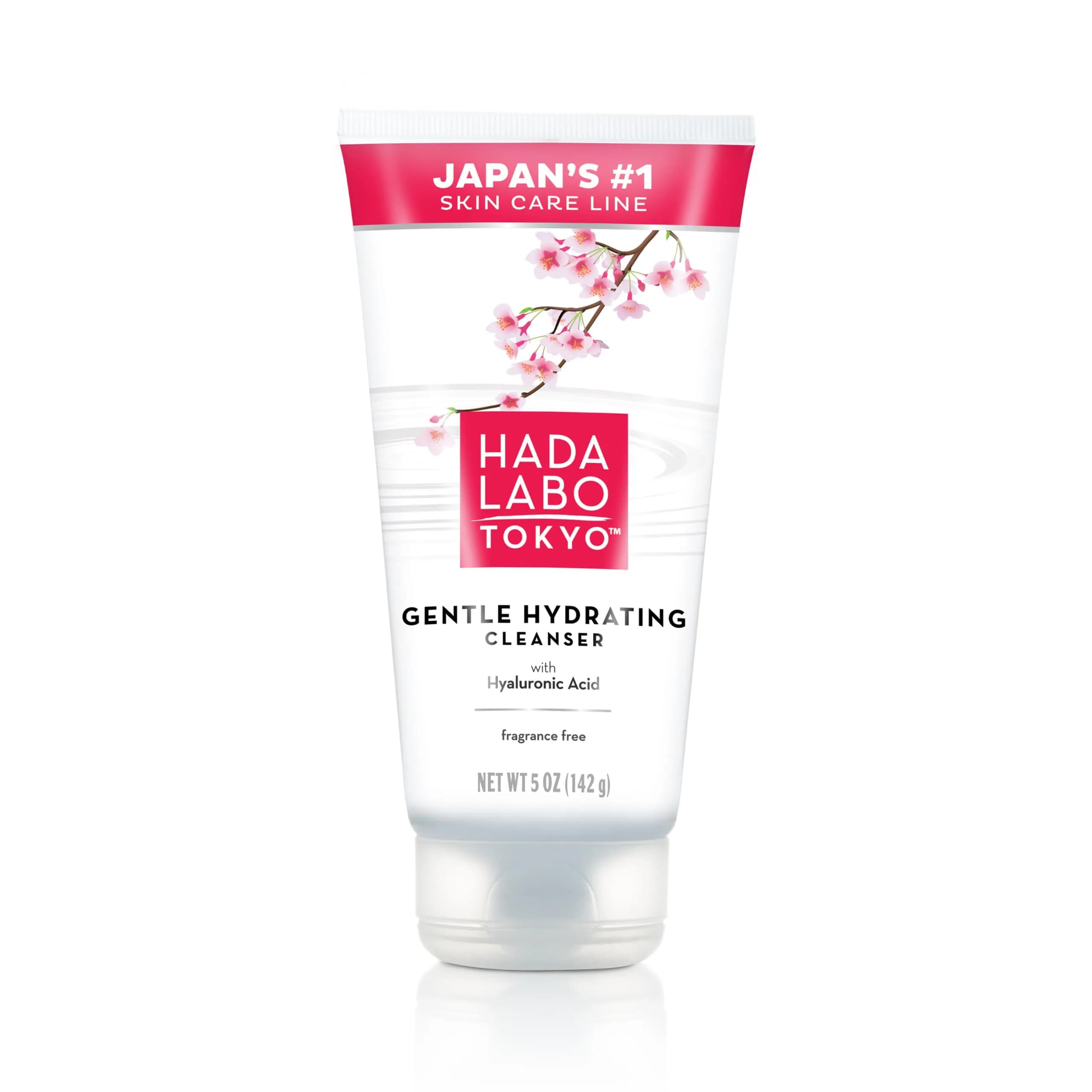 Hada Labo Tokyo Gentle Hydrating Foaming Facial Cleanser 5 Oz | Fragrance-Free Sensitive Skin Hydrator — White
