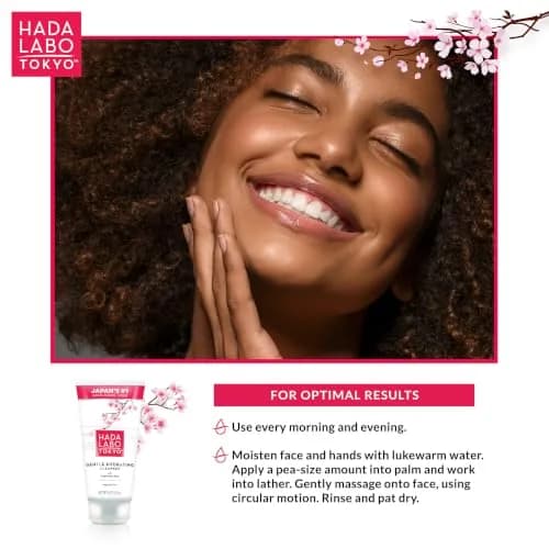 Hada Labo Tokyo Gentle Hydrating Foaming Facial Cleanser 5 Oz | Fragrance-Free Sensitive Skin Hydrator thumbnail 4