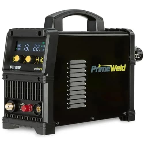 PrimeWeld Plasma Cutter 50A | Non-Touch Pilot Arc, Dual-Voltage, Portable 1/2" Cut thumbnail 1