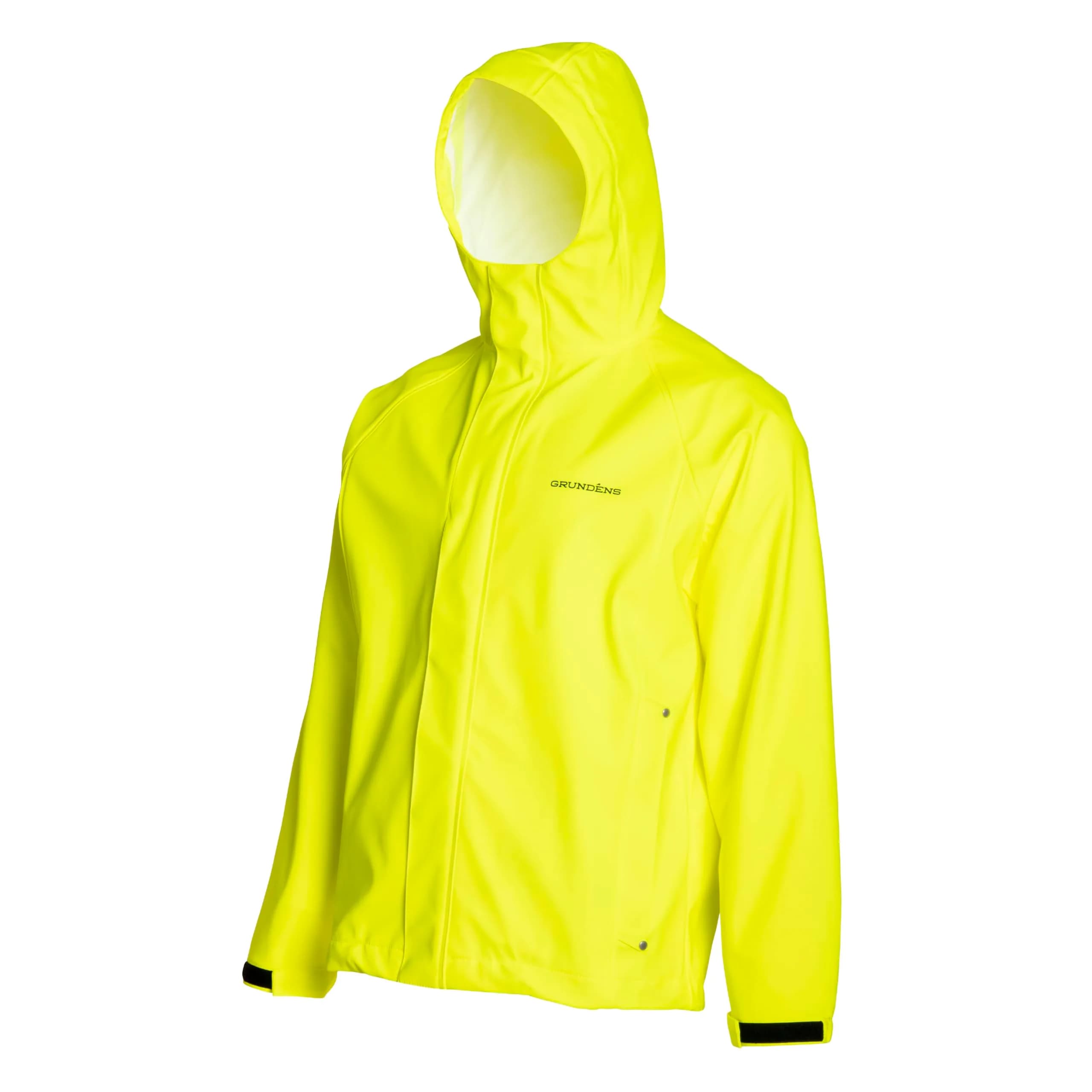 Grundéns Men’s Neptune Fishing Jacket, Hi-Vis Yellow, X-Small | Waterproof, Stain-Resistant & Flexible for Active Fishermen