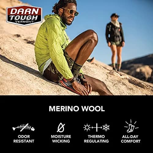 Darn Tough Boot Cushion Sock - Men's Charcoal X-Large | All Weather Performance, Made in USA thumbnail 5