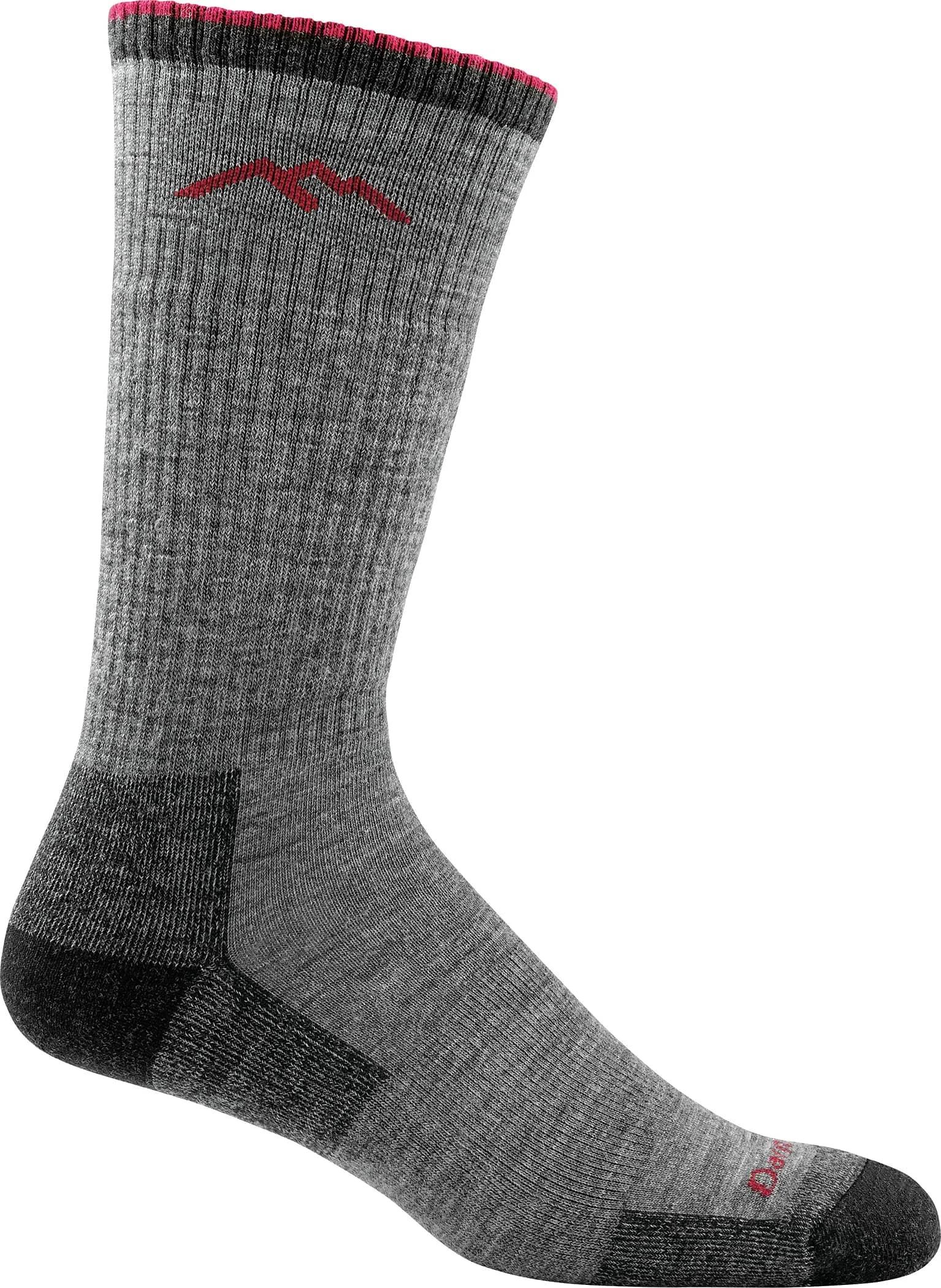 Darn Tough Boot Cushion Sock - Men's Charcoal X-Large | All Weather Performance, Made in USA