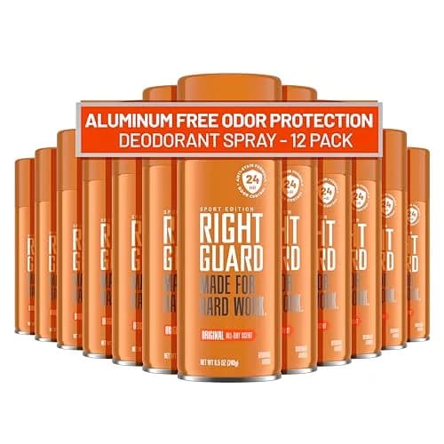 Right Guard Sport Original Scent Deodorant Spray 251ml (8.5 Fl Oz) Pack of 12 | 24-Hour Odor Protection thumbnail 1