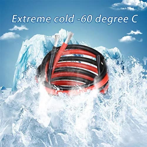 BNTECHGO 12 AWG Silicone Wire Red and Black 6.57 mm (20 ft Total) | High Temp 600V Flexible Stranded Copper thumbnail 5