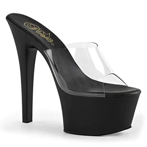 Pleaser Aspire-601 Platform Slide 6" Heel 2 1/4" Platform | Sexy Edgy Footwear for Women thumbnail 5