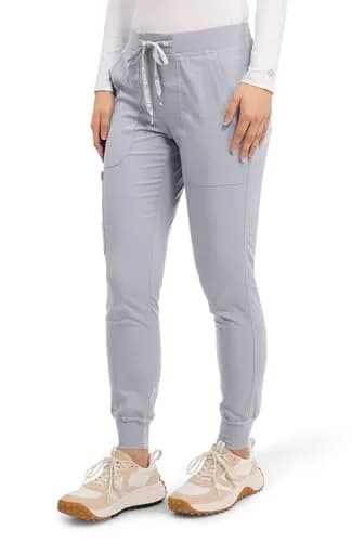 Med Couture Touch Jogger Scrub Pants for Women | 5 Pockets, Mid Rise, Lightweight, Stretch thumbnail 5