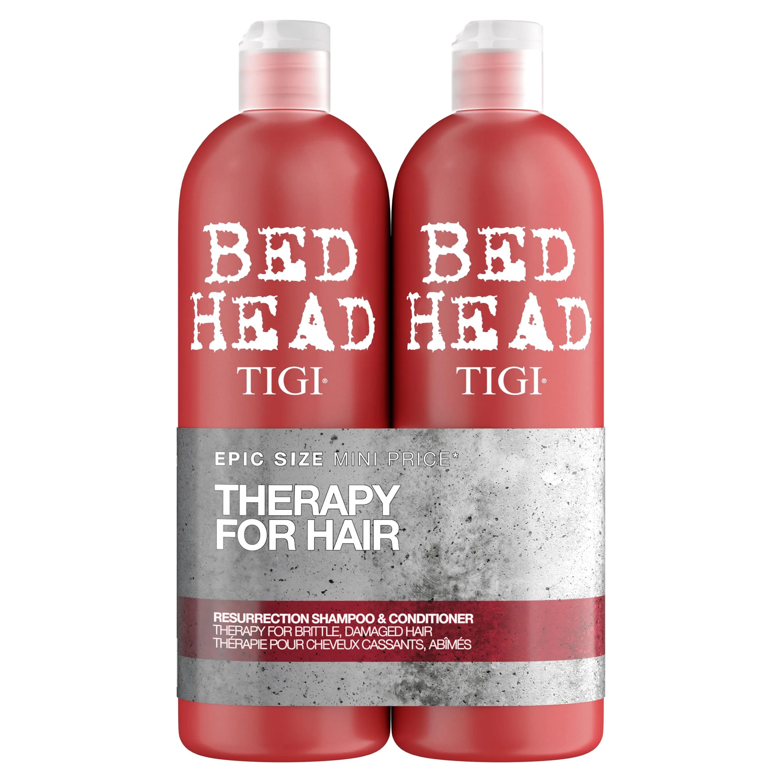 Tigi Bed Head Urban Antidotes Resurrection Shampoo & Conditioner Set, 750ml (25.36 Fl Oz x 2) | For Damaged Hair - main product image