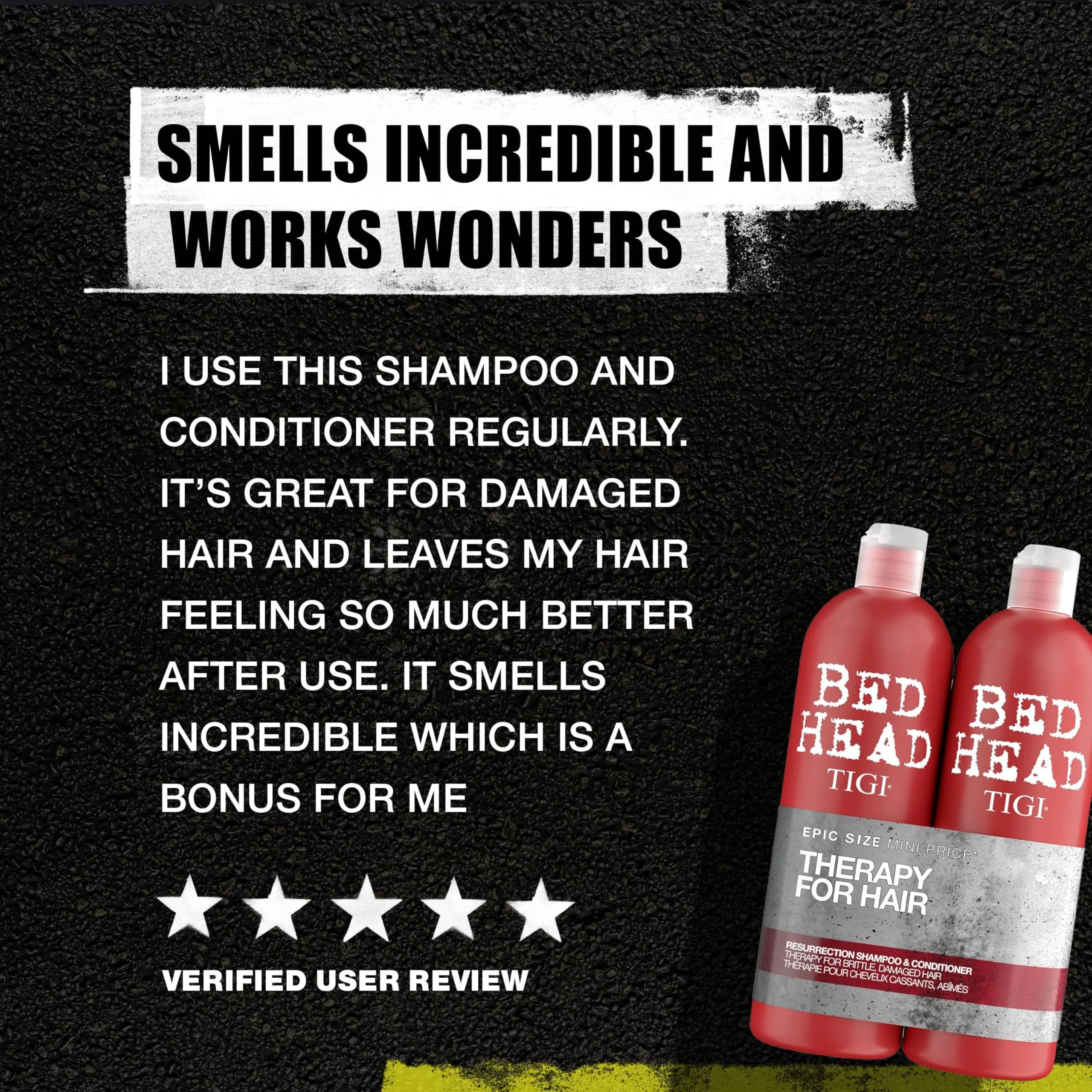 Tigi Bed Head Urban Antidotes Resurrection Shampoo & Conditioner Set, 750ml (25.36 Fl Oz x 2) | For Damaged Hair - view 7