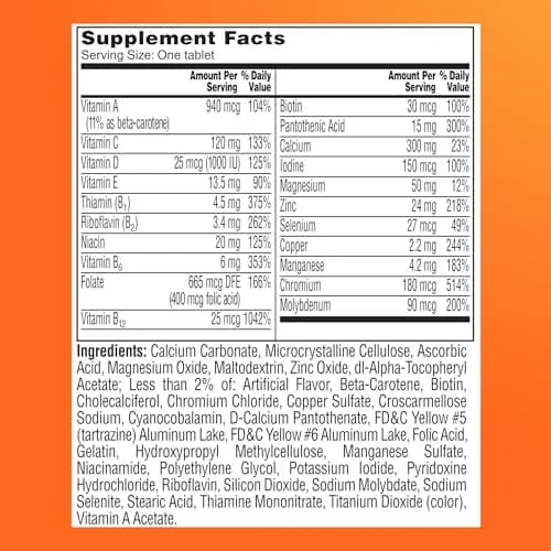 ONE A DAY Women’s Multivitamin 50+ Tablets | Supports Aging & Immunity thumbnail 8