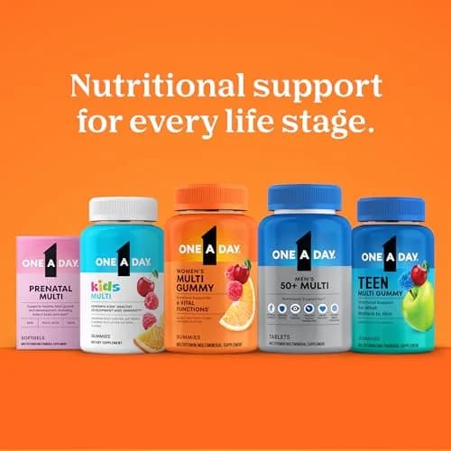 One A Day Men's 50+ Multivitamins 100 Count (Pack of 1) | Supports Immune Health & Energy with Zinc & Vitamin D thumbnail 4