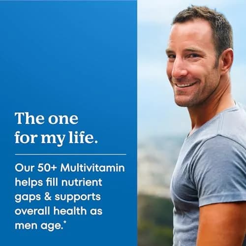 One A Day Men's 50+ Multivitamins 100 Count (Pack of 1) | Supports Immune Health & Energy with Zinc & Vitamin D thumbnail 3