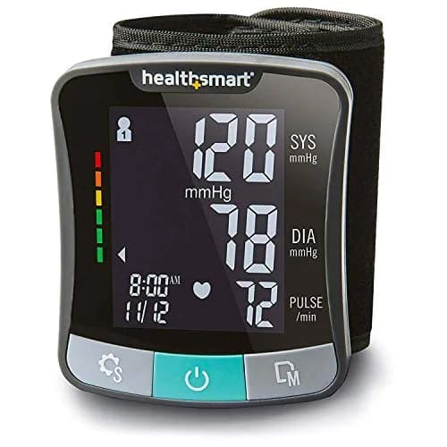 HealthSmart Digital Premium Wrist Blood Pressure Monitor with Talking Feature | 120 Readings, 2 Users, 5.3"-8.5" Cuff thumbnail 1