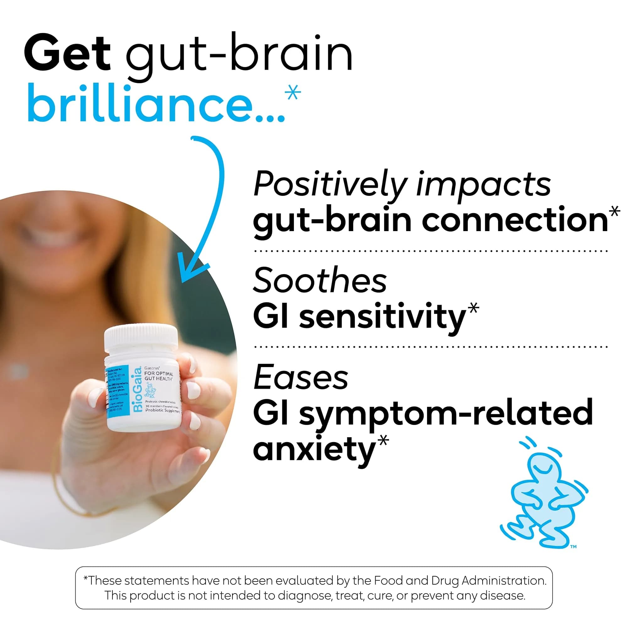BioGaia Gastrus Probiotic Chewables 30 Count | 35 Years Clinical Gut Research - view 6