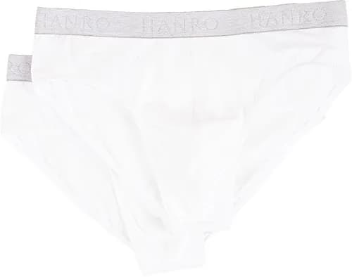 HANRO Cotton Essentials 2-pack Brief, White, Large | Snug fit, breathable comfort for daily wear thumbnail 1