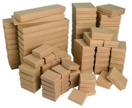 Belandaria Designs Jewelry Boxes 50 Assorted Kraft Cotton Filled Small Gift Boxes thumbnail 1