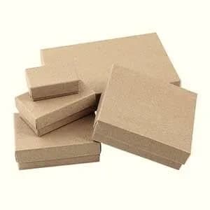 Belandaria Designs Jewelry Boxes 50 Assorted Kraft Cotton Filled Small Gift Boxes thumbnail 10