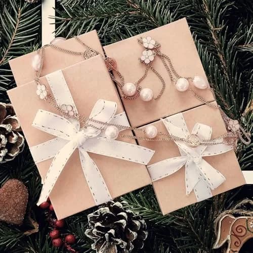 Belandaria Designs Jewelry Boxes 50 Assorted Kraft Cotton Filled Small Gift Boxes thumbnail 3