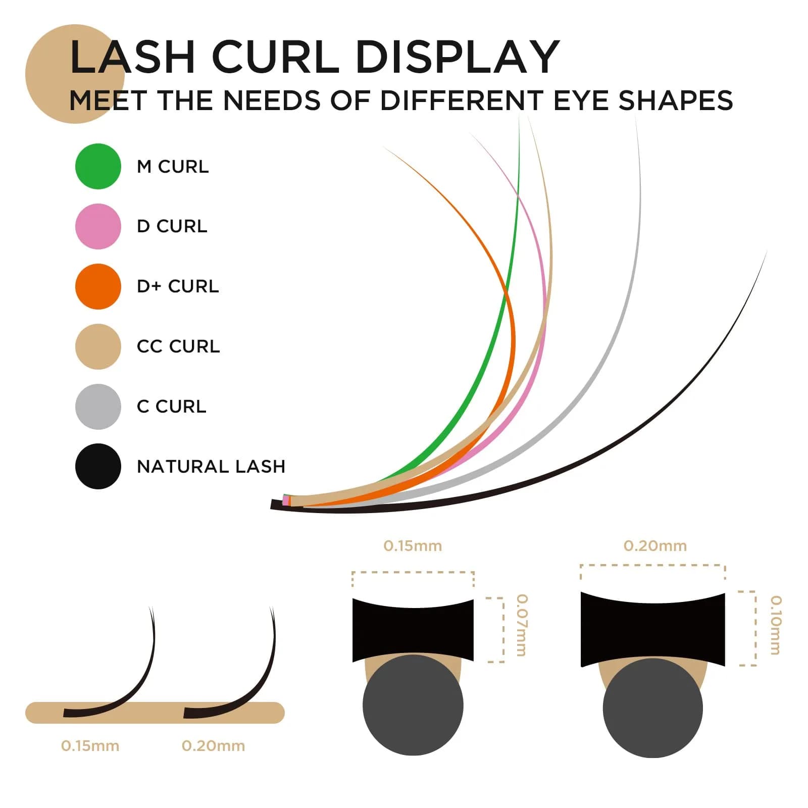 LASHVIEW Ellipse Flat Eyelash Extensions 0.15mm D Curl 13mm Black | Handmade Synthetic Lashes for Salon Use - view 6
