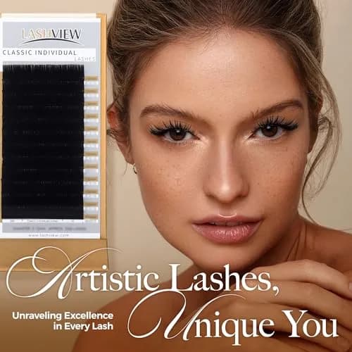 LASHVIEW Classic Individual Eyelash Extensions C Curl 8-15mm Mixed 0.15 thumbnail 9